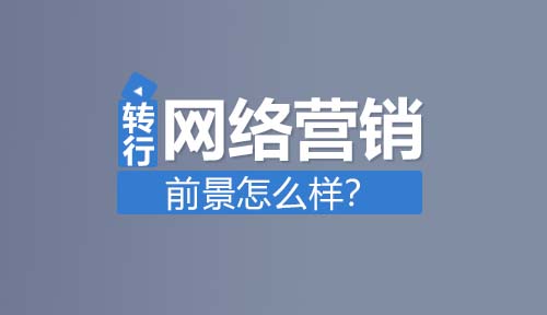 现在转行网络营销可以吗？前景怎么样？