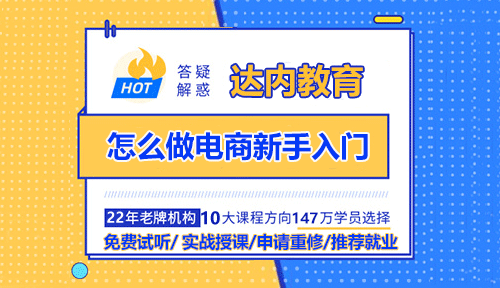 怎么做电商新手入门？
